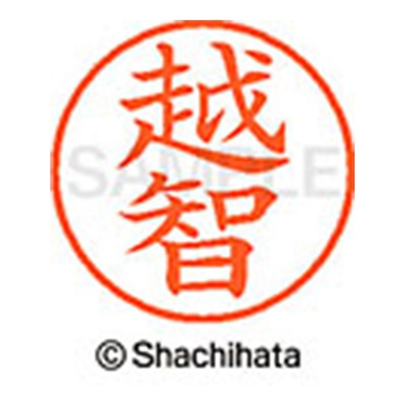 シヤチハタ ネーム9既製 XL-9 2074 越智 1個（ご注文単位1個）【直送品】