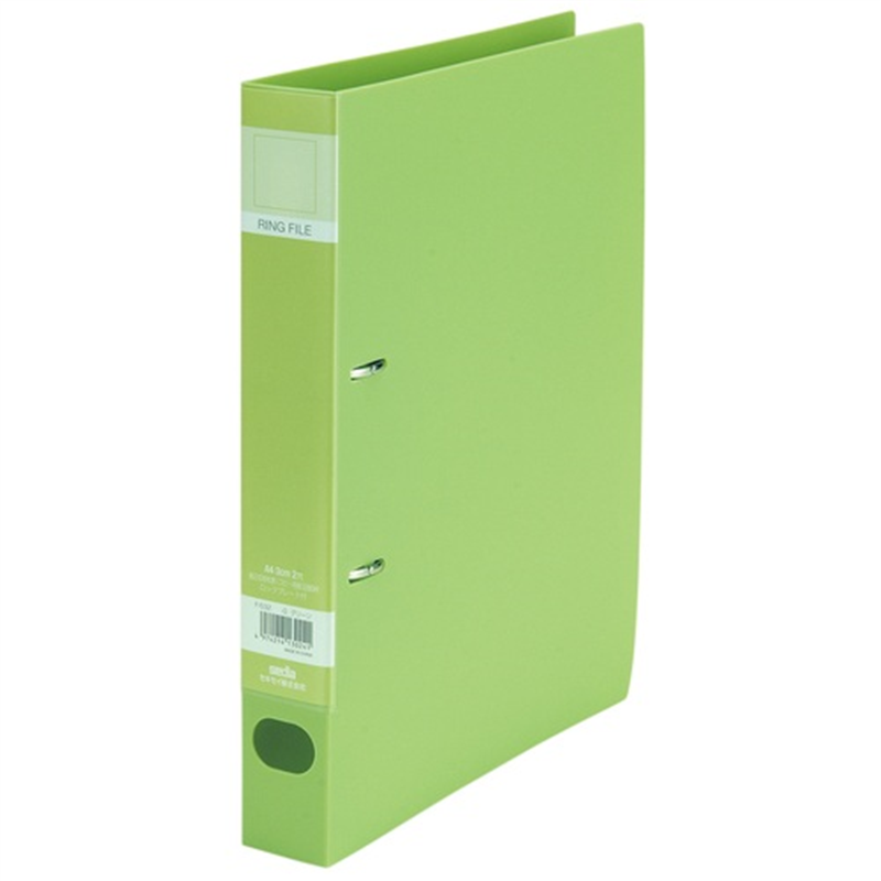 セキセイ ロックリングファイル F-532 A4S 43mm 緑 1個(ご注文単位1個)【直送品】