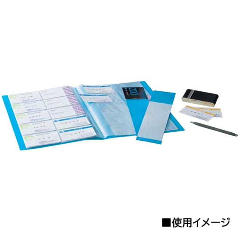 セキセイ 名刺ホルダー NPP-200 A4 11mm ピンク 1個(ご注文単位1個)【直送品】