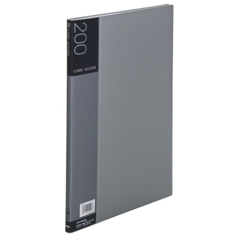 セキセイ 名刺ホルダー NPP-200 A4 11mm ライト灰 1個（ご注文単位1個）【直送品】