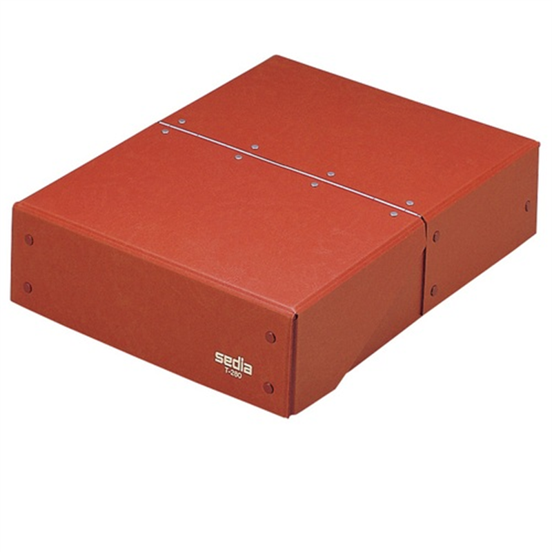 セキセイ 図面箱 T-280-00 A4 茶 1個(ご注文単位1個)【直送品】