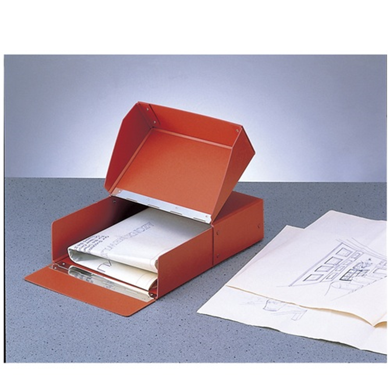 セキセイ 図面箱 T-280-00 A4 茶 1個(ご注文単位1個)【直送品】