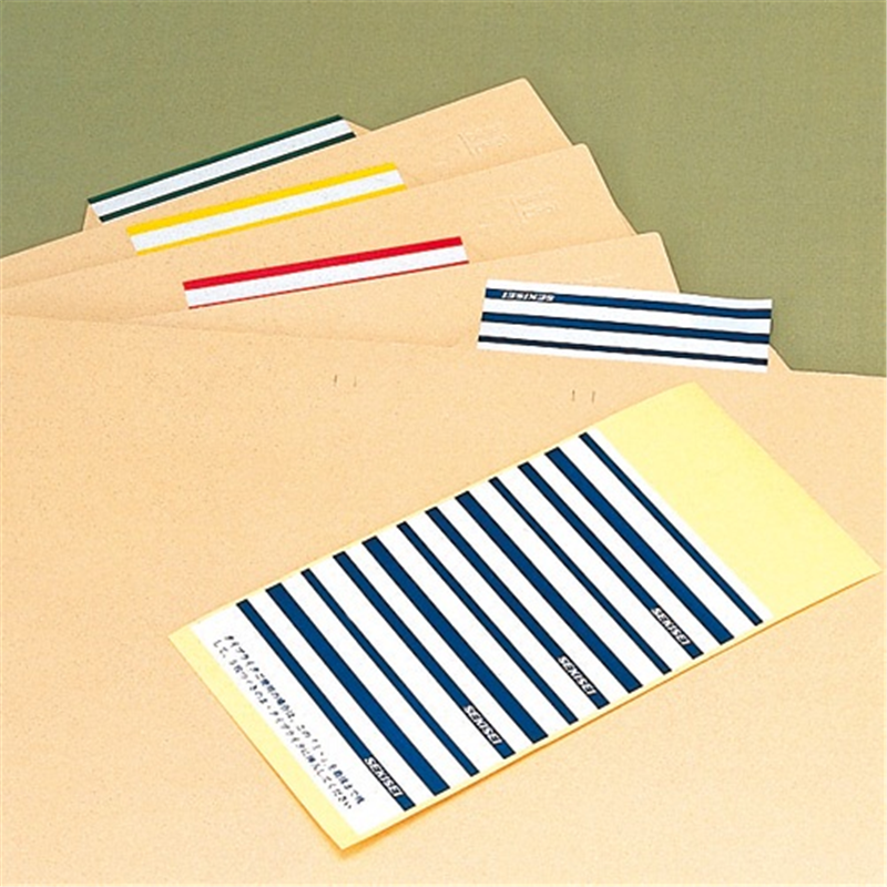 セキセイ 個別フォルダー用ラベル CL-5 緑 1箱(ご注文単位1箱)【直送品】