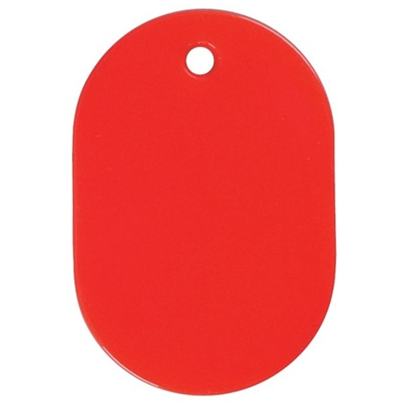 西敬 番号札 BN-L 大 無地 赤 50枚入 1個（ご注文単位1個）【直送品】