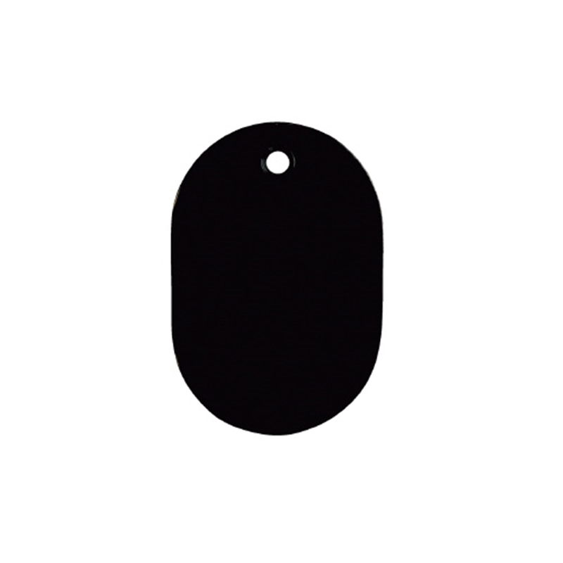 西敬 番号札 BN-L 大 無地 黒 50枚 1個（ご注文単位1個）【直送品】