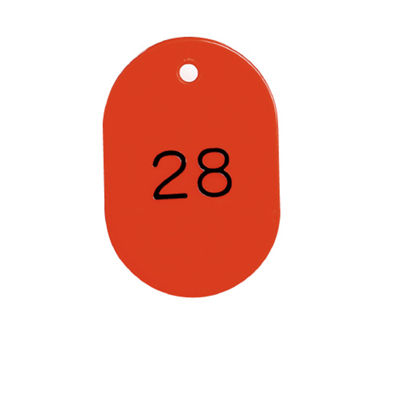 西敬 番号札 BN-L1 大 1-50 赤 1個（ご注文単位1個）【直送品】