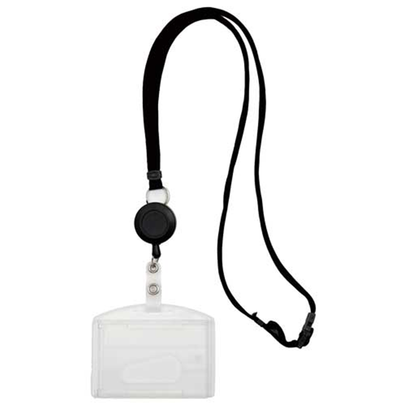 西敬 リールクリップ名札ID用 MLE-R346D 黒 1個（ご注文単位1個）【直送品】