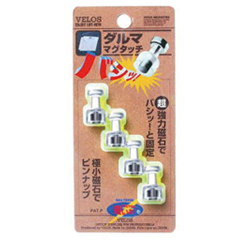 ベロス ダルママグタッチ TD-108C 4個 クリアー 1箱（ご注文単位1箱）【直送品】