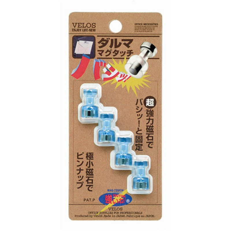 ベロス ダルママグタッチ TD-108CB 4個 Cブルー 1箱(ご注文単位1箱)【直送品】