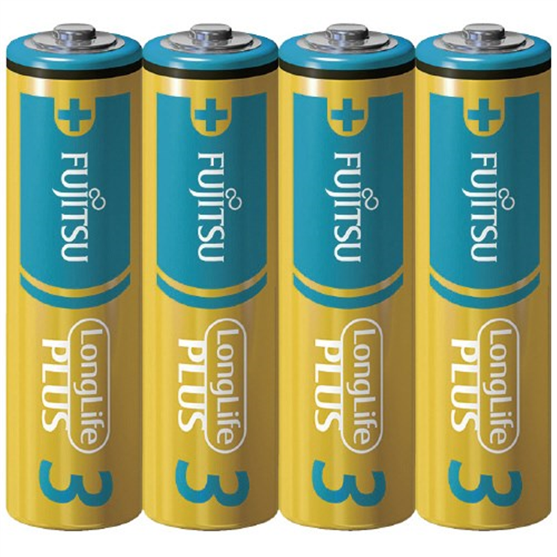 FDK 乾電池LongLifePlus 単3形4本 LR6LP(4S) 1個（ご注文単位1個）【直送品】