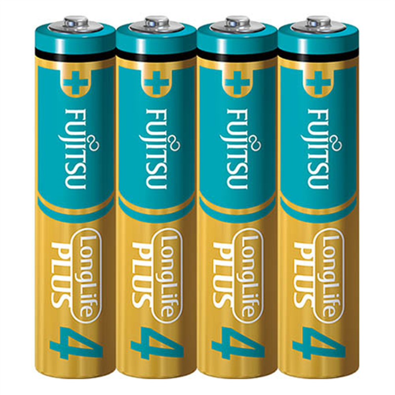 FDK 乾電池LongLifePlus 単4形4本 LR03LP(4S) 1個（ご注文単位1個）【直送品】
