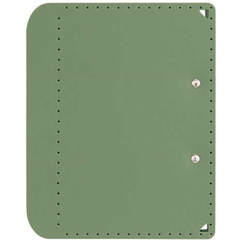 プラス おりたためるA4クリップボード+ カーキー 1個(ご注文単位1個)【直送品】