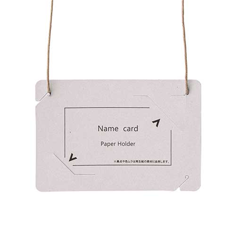 プラス オール紙製名札名刺サイズ CT-E5 グレー 1個（ご注文単位1個）【直送品】