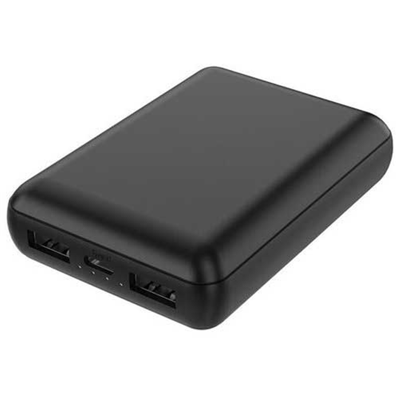 HIDISC 薄型モバイルバッテリー 10000mAh 黒 1個(ご注文単位1個)【直送品】