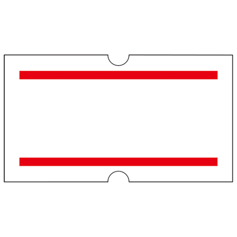 ニチバン ラベルSho-Han用 赤2本線 10巻 SH-12N 1個（ご注文単位1個）【直送品】