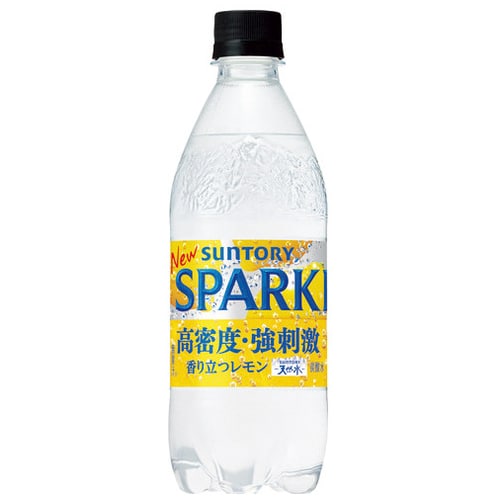 サントリー ※天然水スパークリングレモン 500mL 24本/箱 ※軽（ご注文単位1箱）【直送品】