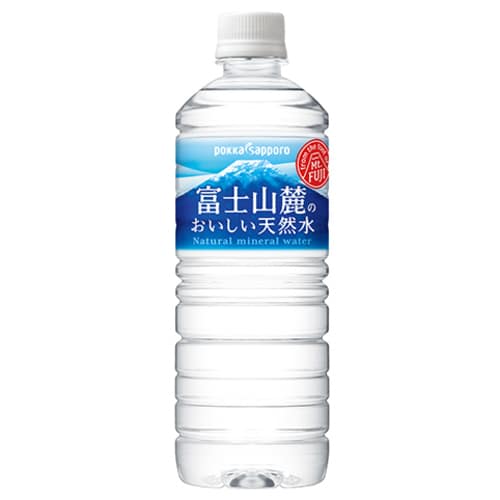 ポッカサッポロ ※富士山麓のおいしい天然水PET 24本/箱 ※軽(ご注文単位1箱)【直送品】