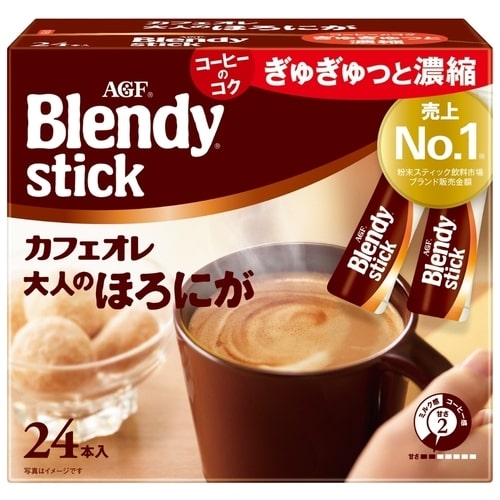 味の素AgF ※BLendyカフェオレ 大人のほろにが 24本/箱 ※軽（ご注文単位1箱）【直送品】