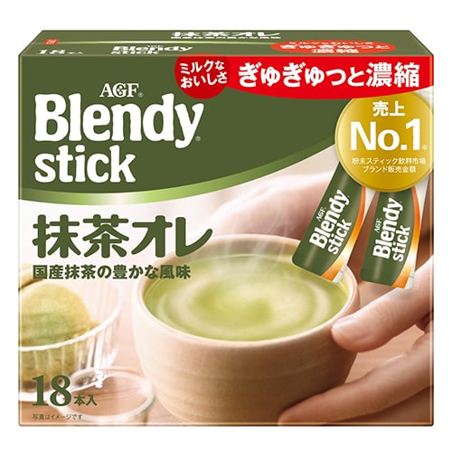 味の素AgF ※ブレンディ スティック 抹茶オレ 18本/箱 ※軽（ご注文単位1箱）【直送品】