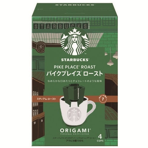 ネスレ ※スターバックスオリガミ PIKE PLACE ROAST 4袋/箱 ※軽（ご注文単位1箱）【直送品】