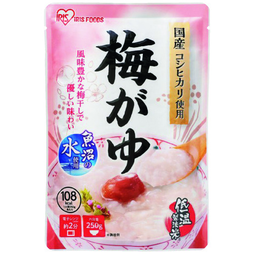 アイリスフーズ ※梅がゆ 250g/袋 ※軽（ご注文単位1袋）【直送品】