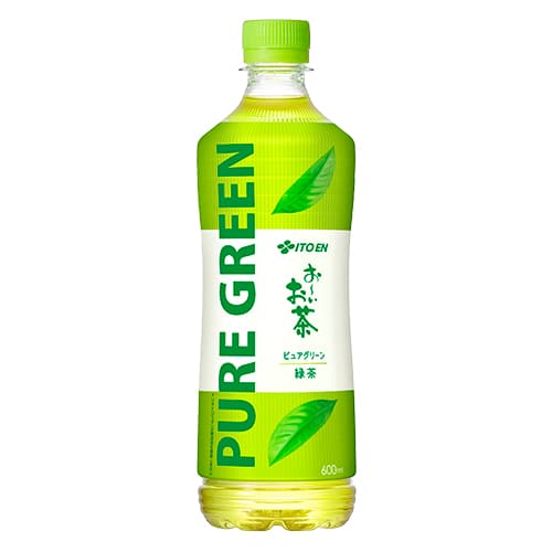 伊藤園 ※おーいお茶 PURE gREEN 600mL 24本/箱 ※軽（ご注文単位1箱）【直送品】