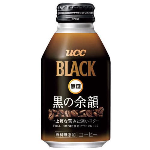 UCC ※UCC BLACK無糖 黒の余韻 缶 275g 24缶/箱 ※軽（ご注文単位1箱）【直送品】