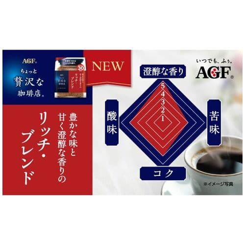 味の素AgF ※ちょっと贅沢な珈琲店リッチブレンド 80g/袋 ※軽(ご注文単位1袋)【直送品】