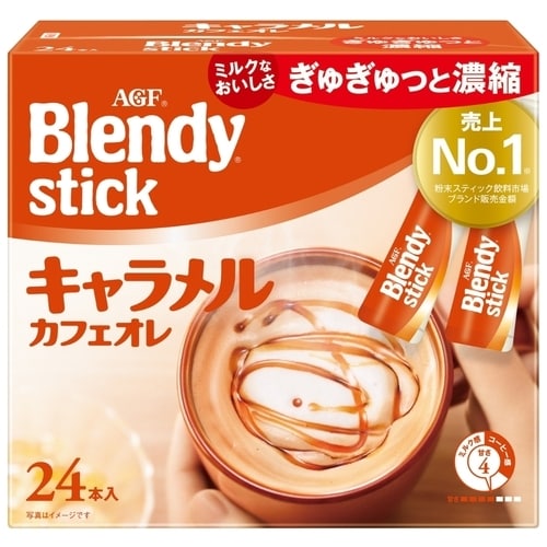 味の素AgF ※ブレンディ キャラメルカフェオレ 24本/箱 ※軽（ご注文単位1箱）【直送品】