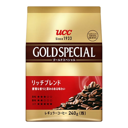 UCC ※gOLD SPECIALリッチブレンド 240g/袋 ※軽（ご注文単位1袋）【直送品】