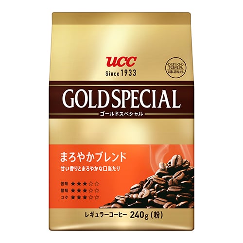 UCC ※gOLD SPECIALまろやかブレンド 240g/袋 ※軽（ご注文単位1袋）【直送品】