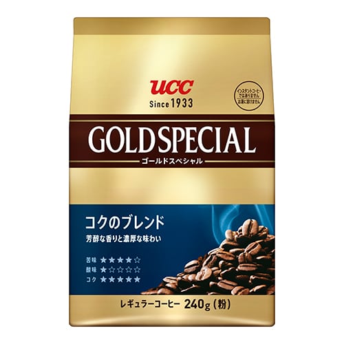 UCC ※gOLD SPECIALコクのブレンド 240g/袋 ※軽（ご注文単位1袋）【直送品】