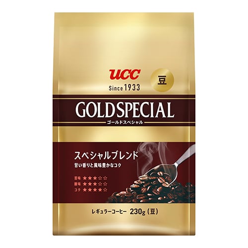 UCC ※gOLD SPECIAL炒り豆 SPブレンド 230g/袋 ※軽（ご注文単位1袋）【直送品】