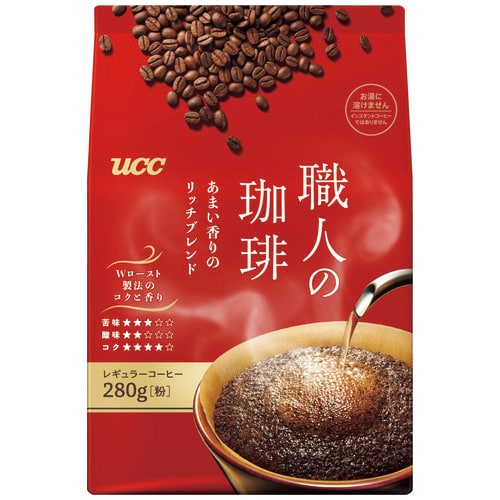 UCC ※UCC 職人の珈琲リッチブレンド 280g/袋 ※軽（ご注文単位1袋）【直送品】