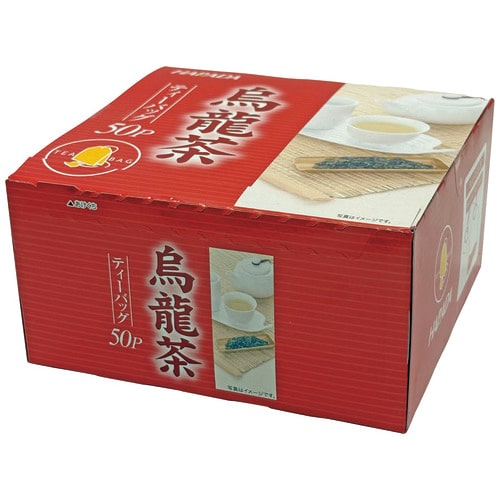 ハラダ製茶 ※ハラダ 徳用烏龍茶ティーバッグ 50パック/箱 ※軽（ご注文単位1箱）【直送品】