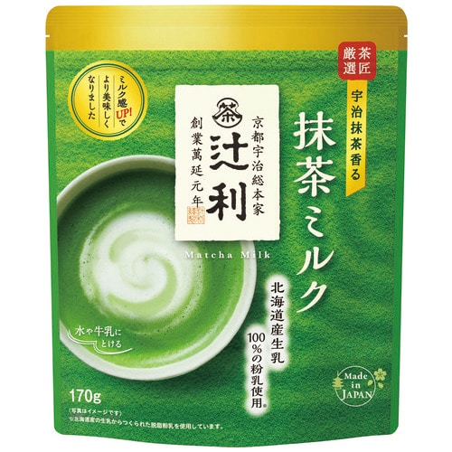 片岡物産 ※辻利 抹茶ミルク 170g/袋 ※軽（ご注文単位1袋）【直送品】