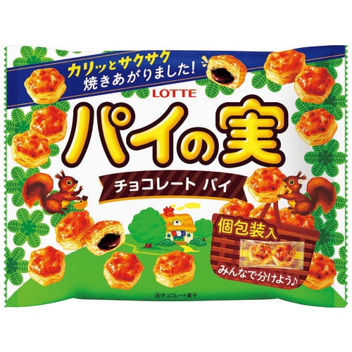 ロッテ ※パイの実シェアパック 124g/パック ※軽（ご注文単位1パック）【直送品】