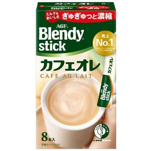 味の素AgF ※ブレンディ スティック カフェオレ 8本/箱 ※軽（ご注文単位1箱）【直送品】