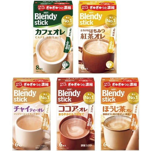 味の素AgF ※ブレンディスティック 飲み比べ5種 32本/箱 ※軽（ご注文単位1箱）【直送品】