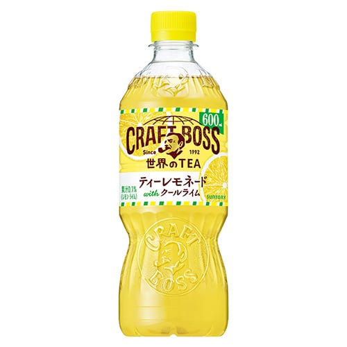 サントリー ※クラフトボス ティーレモネード 600mL 24本/ケース ※軽（ご注文単位1ケース）【直送品】