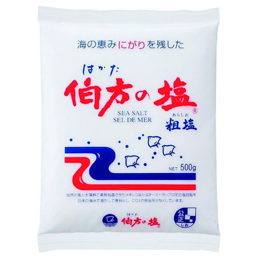 伯方塩業 ※伯方の塩 500g/袋 ※軽（ご注文単位1袋）【直送品】