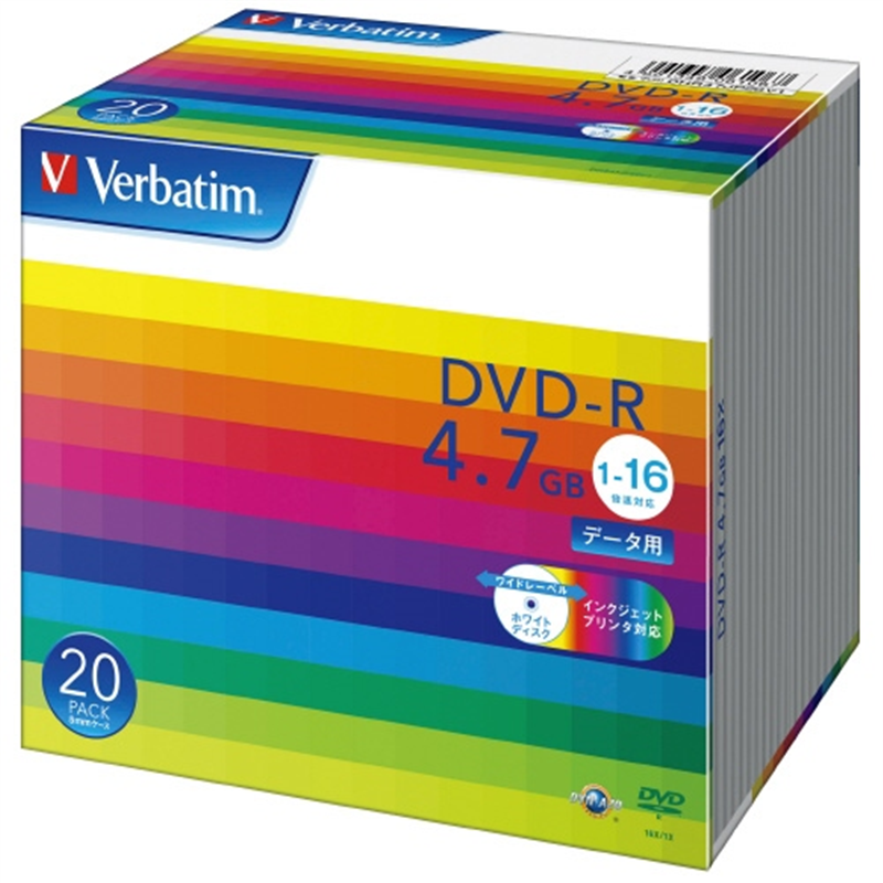 Verbatim Japan DVD?R <4.7GB> DHR47JP20V1 20枚 1個(ご注文単位1個)【直送品】