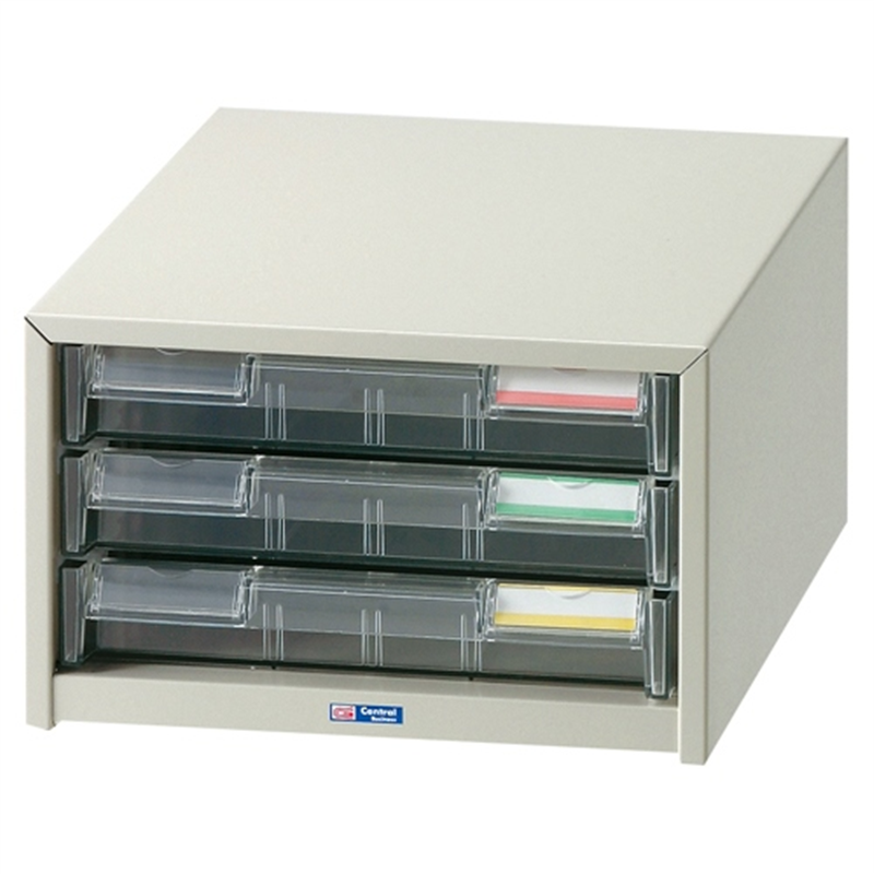 セントラル マイレター卓上タイプ A4 T-13RNG 3段 1個（ご注文単位1個）【直送品】