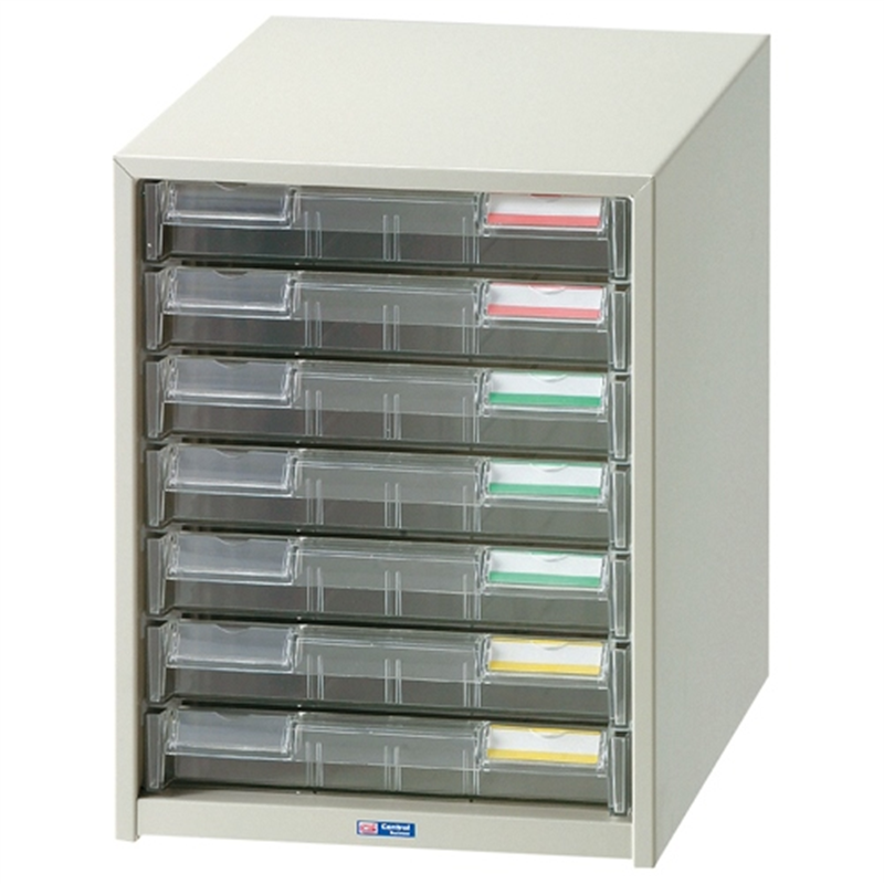 セントラル マイレター卓上タイプ A4 T-17RNG 7段 1個（ご注文単位1個）【直送品】