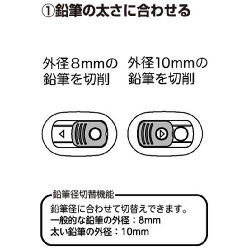 ビュートン コンパクト電動鉛筆削り器 BV-6 1個(ご注文単位1個)【直送品】