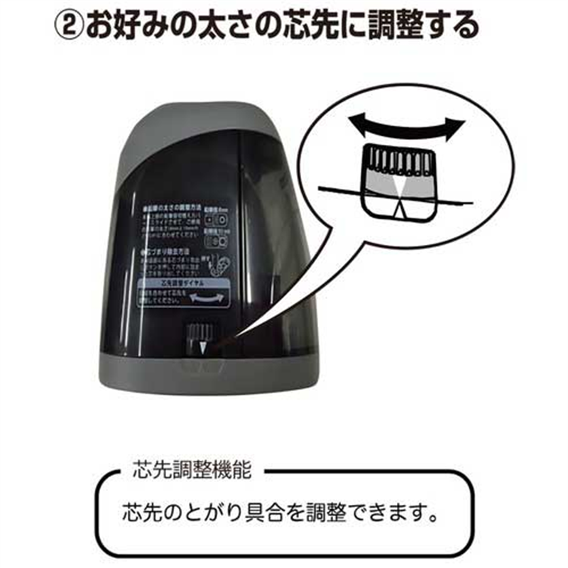 ビュートン コンパクト電動鉛筆削り器 BV-6 1個(ご注文単位1個)【直送品】