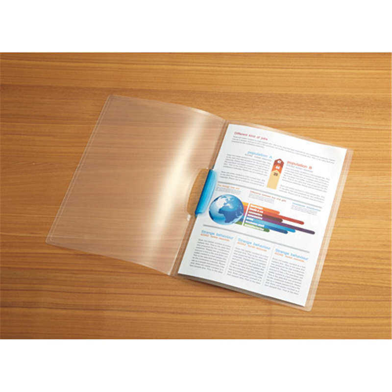 ビュートン ウィングクリップF WCF-A4S-CB ブルー 1冊 1個(ご注文単位1個)【直送品】