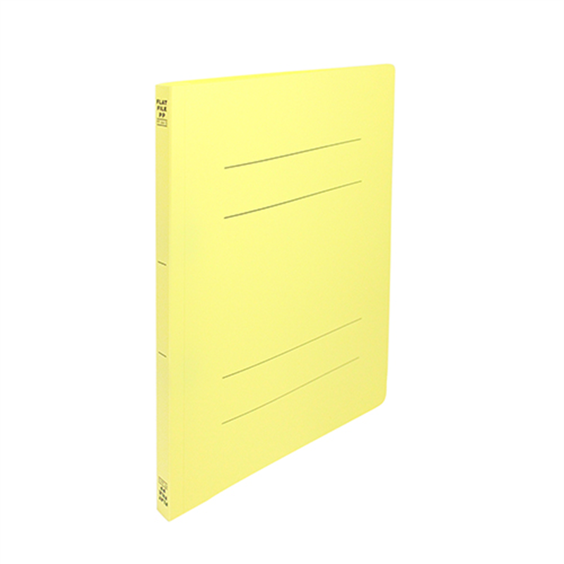 ビュートン フラットファイルPP A4S イエロー FF-A4S-Y 1個（ご注文単位1個）【直送品】
