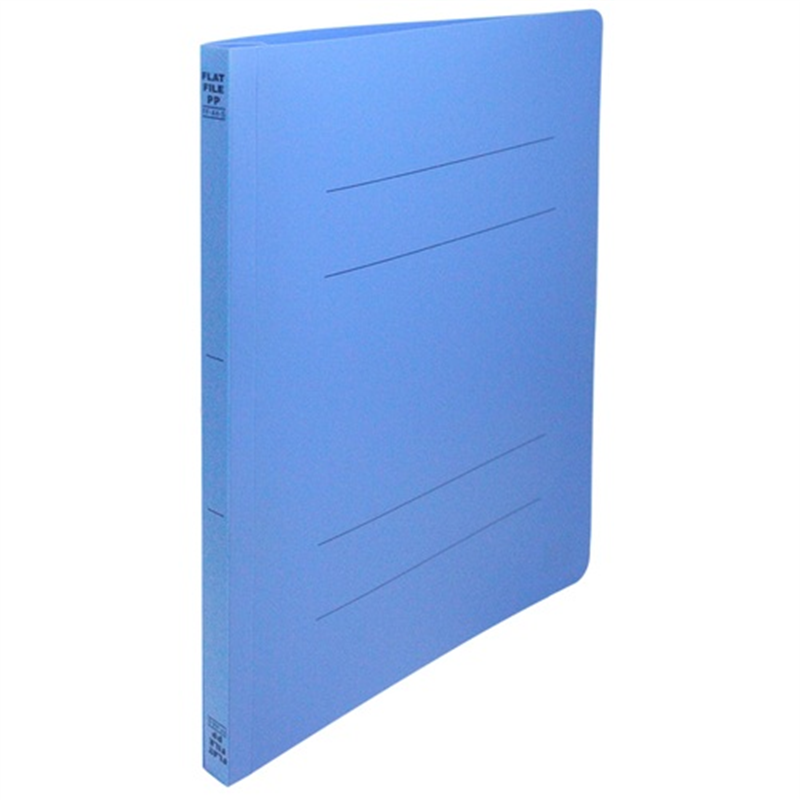 ビュートン フラットファイルPP A4S Rブルー FF-A4S-RB 1個（ご注文単位1個）【直送品】