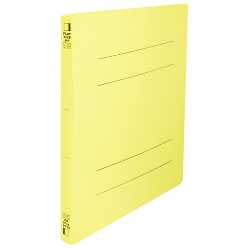 ビュートン フラットF PP 表紙ワイドA4S FF-A4SHW-Y 1個（ご注文単位1個）【直送品】